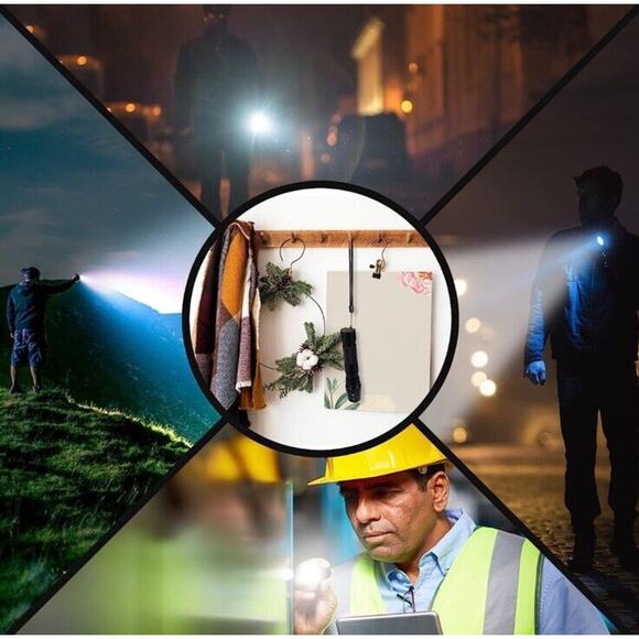 🔥PHIXTON Flashlights Rechargeable LED Powerful 5000 Lumen BNWT🔥 - Picture 7 of 7